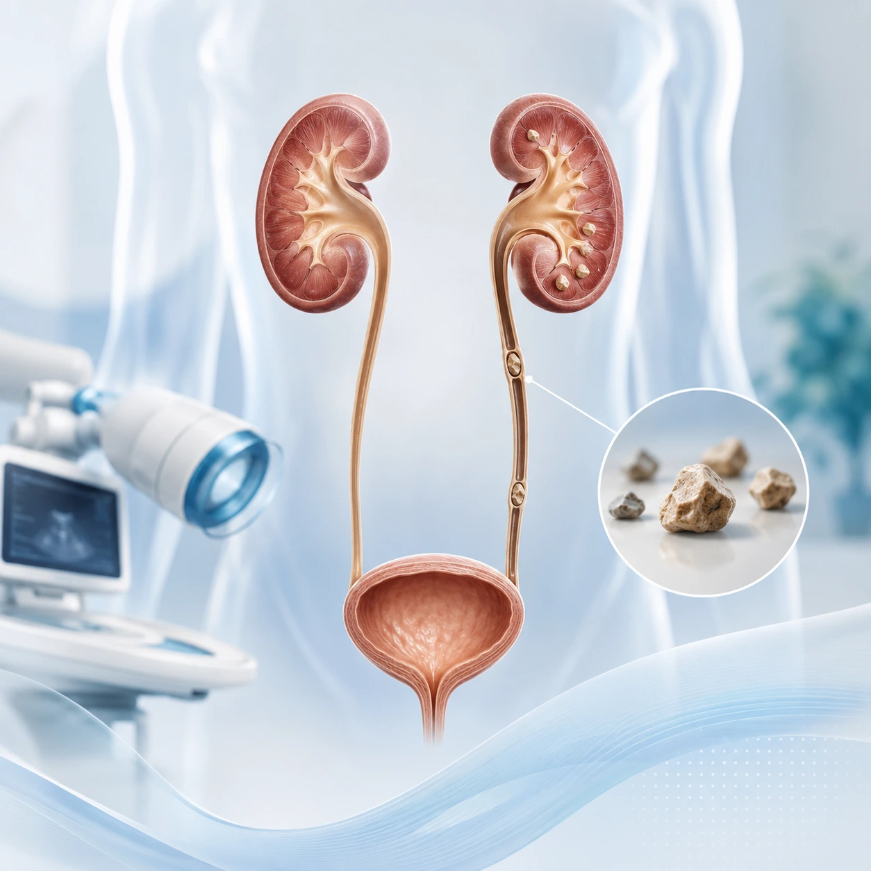 Tratamiento de la litiasis urinaria y piedras en el riñón